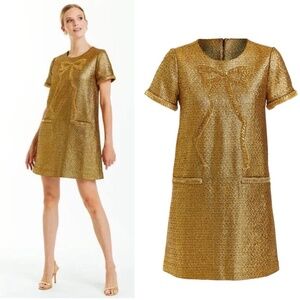 NWT Mestiza New York  Ainslee Beaded Bow Mini Dress Sz 8